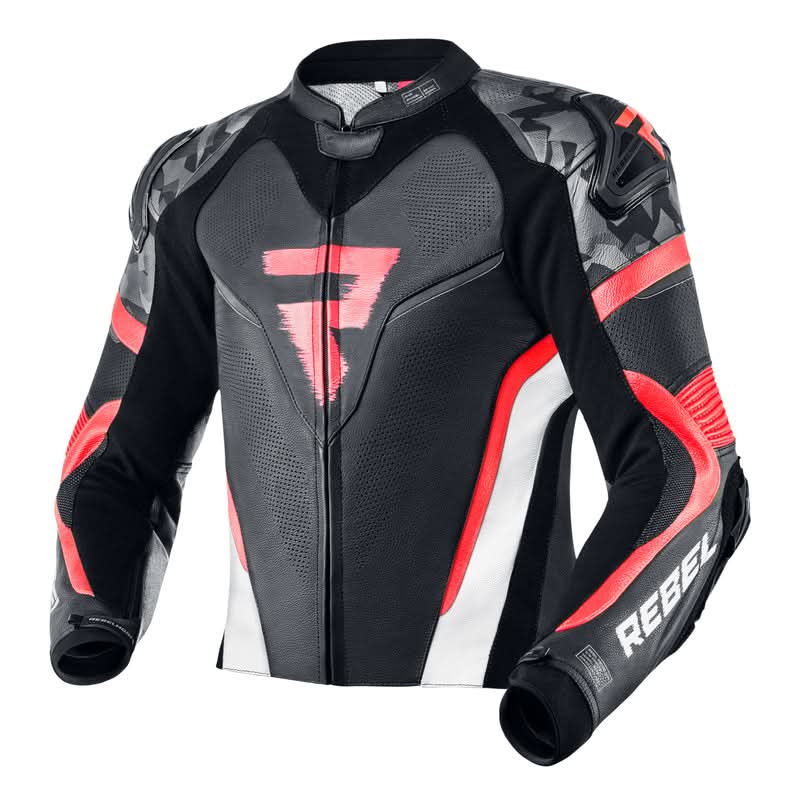 Kurtka motocyklowa skórzana Rebelhorn Rebel Black White Fluo Red 1 176299_ZAL388637.jpg
