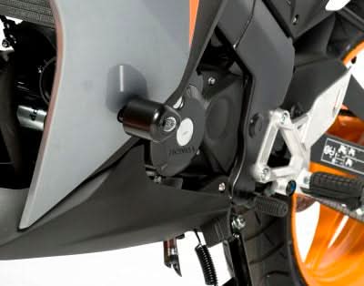 CRASHPADY AERO RG RACING HONDA CBR125R 11- BLACK 1