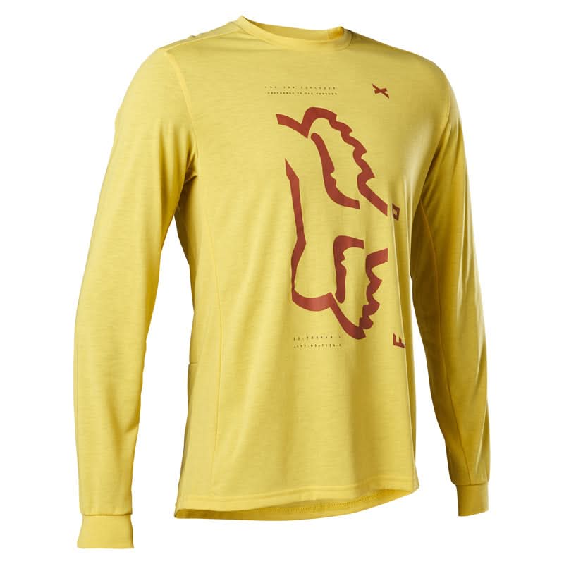 Koszulka Rowerowa z Długim Rękawem Fox Ranger Dr Pear Yellow 1 228432_ZAL458856.jpg