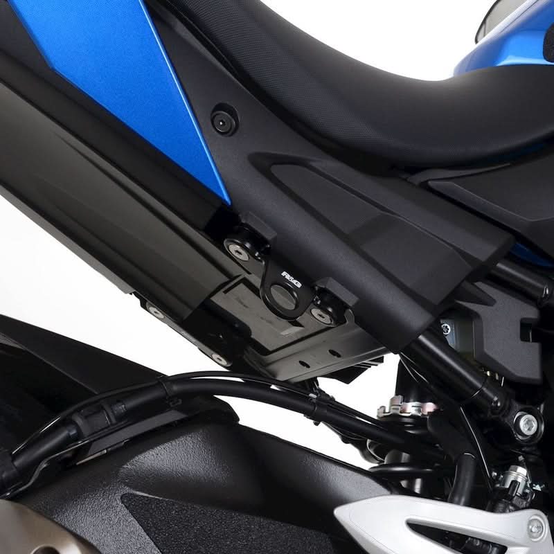 UCHWYTY NA PASY TRANSPORTOWE RG RACING, 2 SZT SUZUKI GSX-S 950 21-/GSX-S 1000 BLACK 1