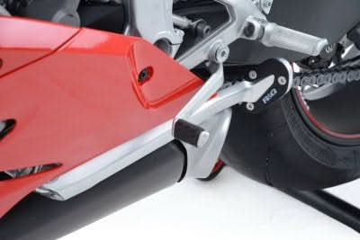 ELEMENT NÓŻKI RG RACING DUCATI 899 / 1199 / 1299 PANIGALE SILVER 1