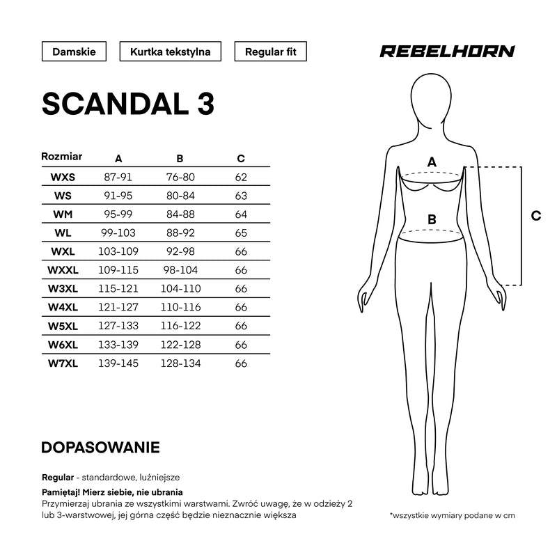Kurtka motocyklowa tekstylna damska Rebelhorn Scandal 3 Black Grey Red 34 348584_ZAL883120.jpg