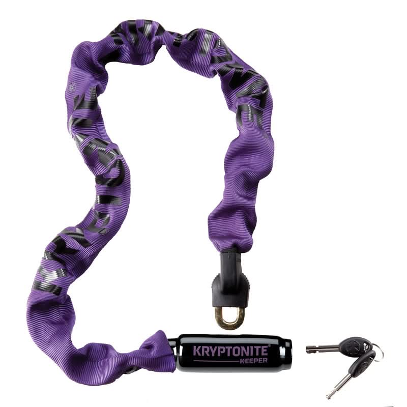 ZAPIĘCIE ŁAŃCUCHOWE KRYPTONITE KEEPER 785 INTEGRATED CHAIN PURPLE 0,7CM X 85CM 1