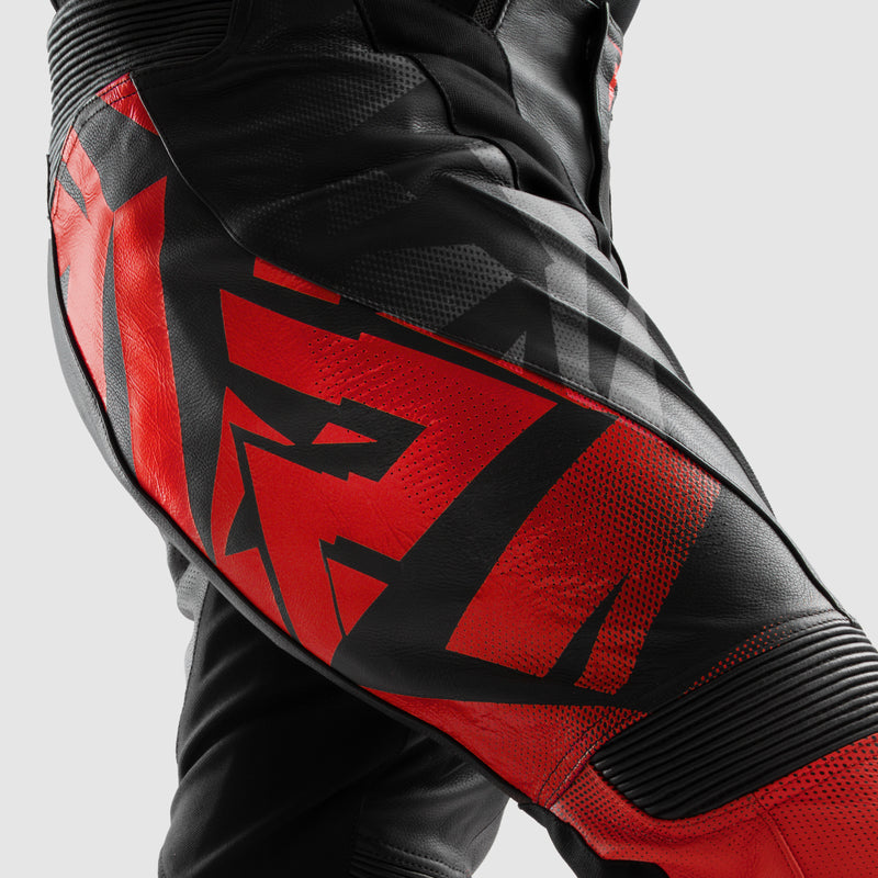 Spodnie motocyklowe skórzane Rebelhorn Inferno Black Fluo Red 16 323994_ZAL787584.jpg