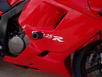 CRASHPADY CLASSIC RG RACING HYOSUNG GT125R & GT250R BLACK 1