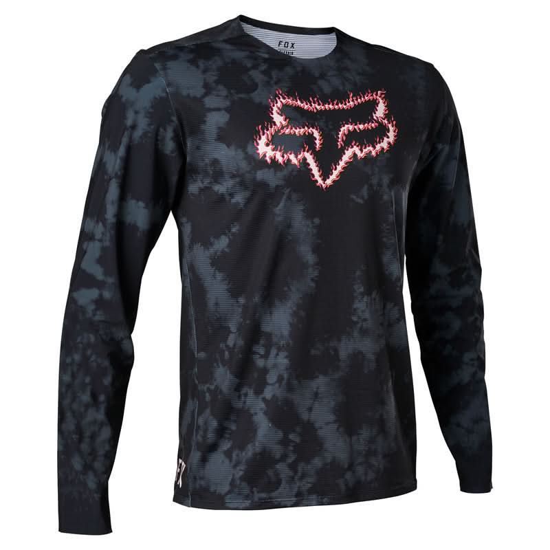 Koszulka Rowerowa z Długim Rękawem Fox Flexair Ts57 Black 1 232608_ZAL460370.jpg