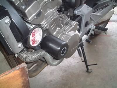 CRASHPADY CLASSIC RG RACING HONDA CB900 HORNET BLACK 1