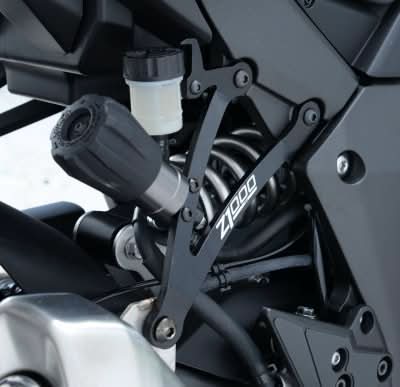 MOCOWANIE WYDECHU RG RACING KAWASAKI Z1000SX 14-, PARA BLACK 5