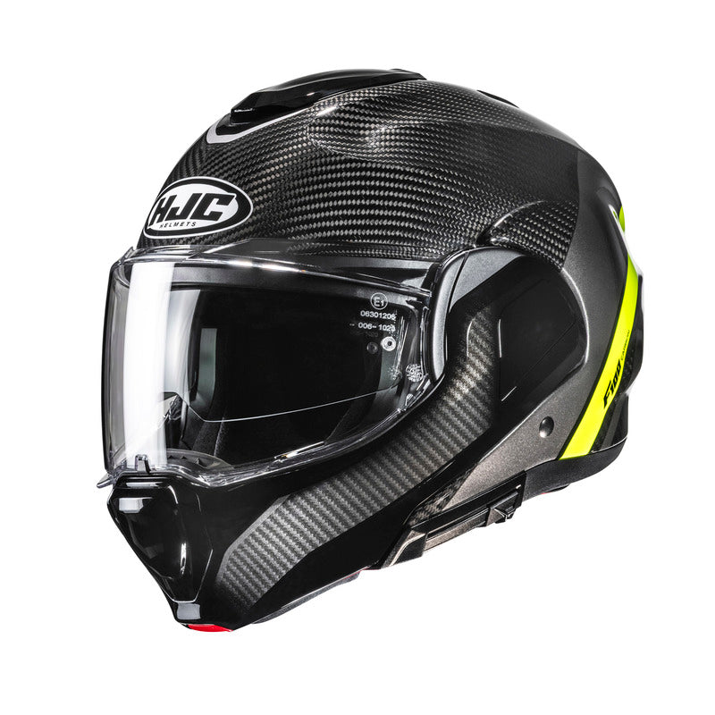 Kask motocyklowy HJC F100 Carbon Stan Black Yellow 1 354449_ZAL827769.jpg