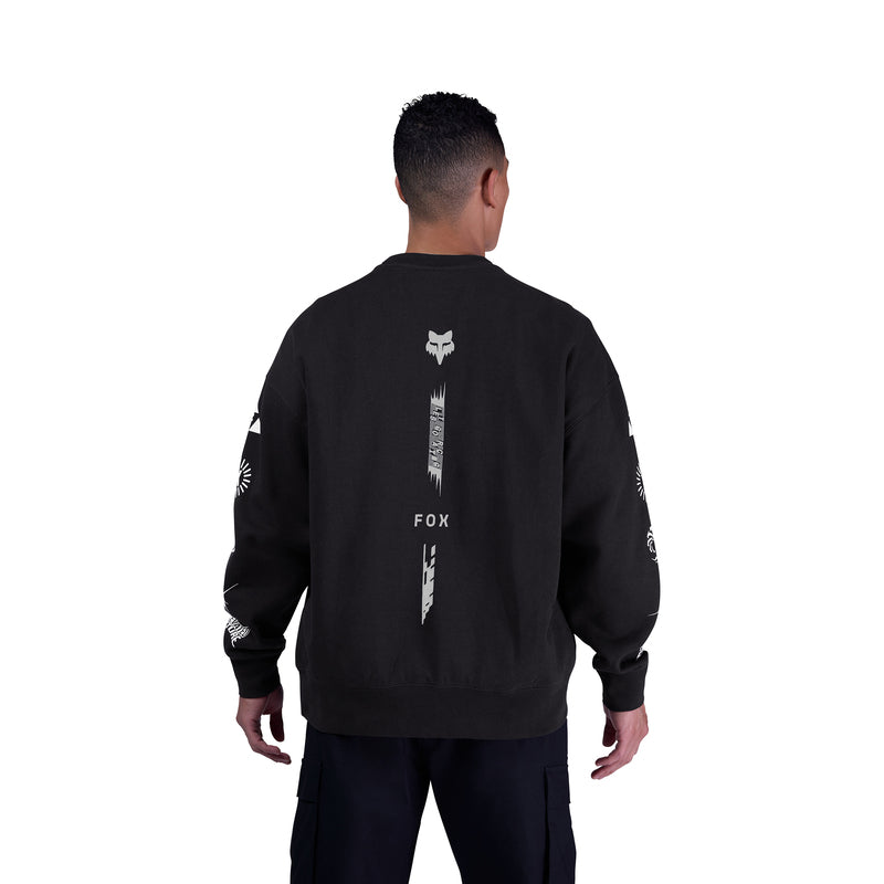 Bluza FOX Image Cosmo Oversized Fleece Crew Black 7 338496_ZAL816177.jpg