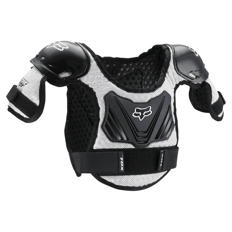 Ochraniacz Klatki Piersiowej Junior FOX Peewee Titan Roost Deflector Black Silver 1 221204_ZAL422384.jpg