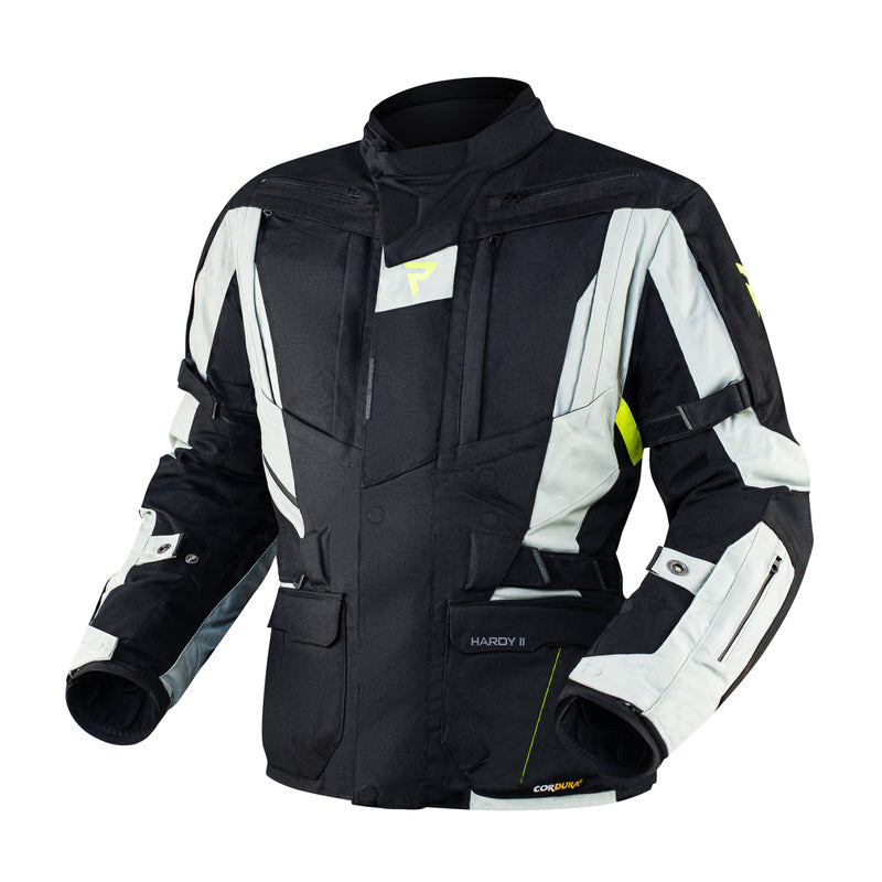 Kurtka motocyklowa tekstylna Rebelhorn Hardy 2 Grey Black Flo Yellow 1 172182_ZAL610283.jpg