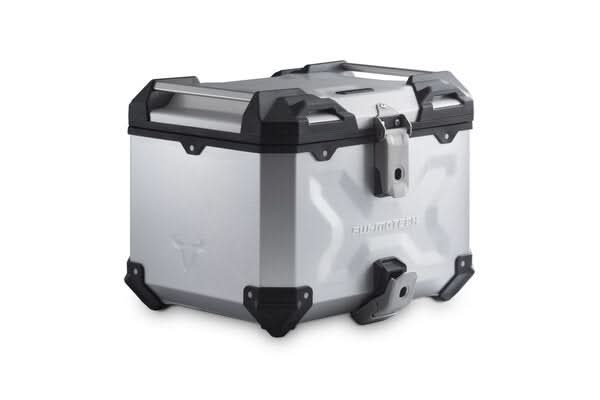 ZESTAW KUFRA CENTRALNEGO TRAX ADV SW-MOTECH HONDA CL500 (22-) SILVER 1