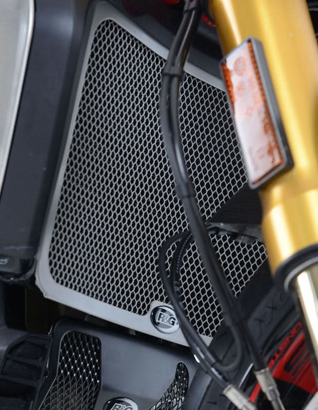 OSŁONA CHŁODNICY RG RACING DUCATI M1200/MONSTER 821/SUPERSPORT (S) 17- 20/DIAVEL 1260(S) -20 TITANIU 1