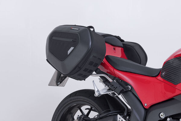 ZESTAW SAKW BOCZNYCH PRO BLAZE H I STELAŻY SW-MOTECH CB500F/CB650F/CBR500R/CBR600RR/CBR650F BLACK 5