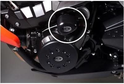 CRASHPADY AERO RG RACING KAWASAKI Z1000 07- 09, Z750R BLACK 1