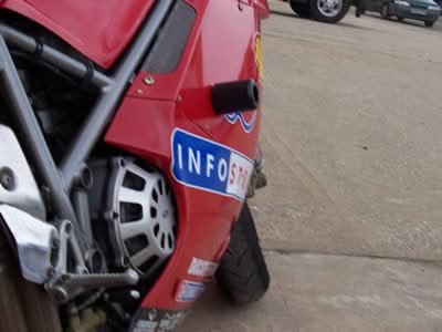 CRASHPADY CLASSIC RG RACING DUCATI 748/996 02 ONWARDS BLACK 1