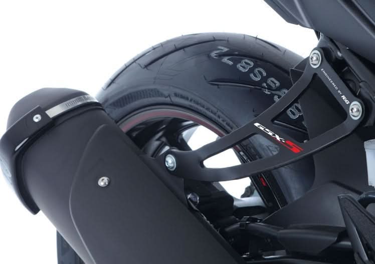 MOCOWANIE WYDECHU + ZAŚLEPKA PODNÓŻKA RG RACING SUZUKI GSX-S750 (17-) BLACK 1