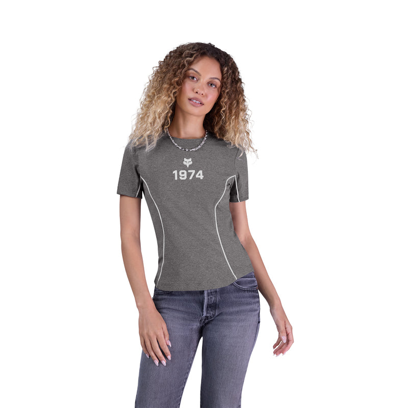 T-Shirt Damski FOX Moto-X Fitted Heather Graphite 5 339635_ZAL816696.jpg