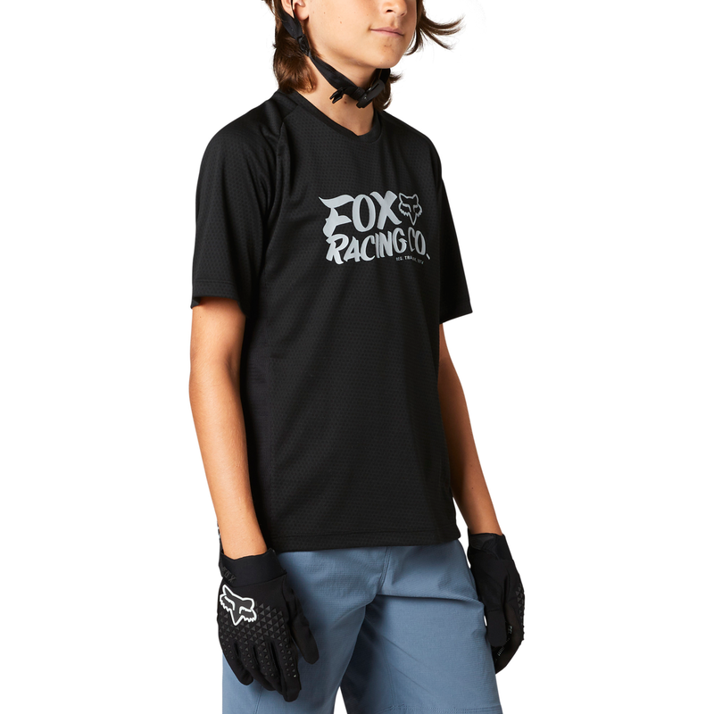 Koszulka Rowerowa Fox Junior Defend Black 2 211751_ZAL416119.png