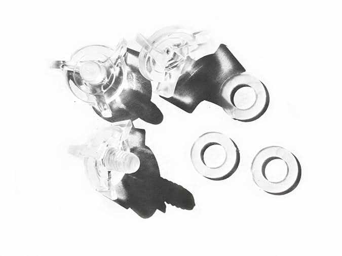 ZESTAW ŚRUB DO MOCOWANIA DASZKA DO KASKU AIROH AVIATOR 2.1/ 2.2/ 2.3/AVIATOR J/AVIATOR ACE/TWIST 2.0 1