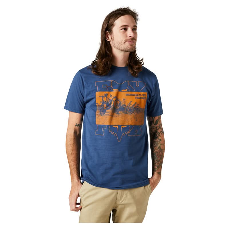 T-Shirt Fox Head Splitter Premium Dark Indigo 1 230406_ZAL452424.jpg