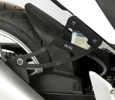 MOCOWANIE WYDECHU + ZAŚLEPKA PODNÓŻKA RG RACING HONDA CBR250R 11- BLACK 1