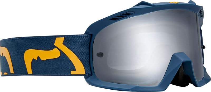 GOGLE FOX JUNIOR AIR SPACE RACE NAVY/YELLOW - SZYBA CLEAR 3