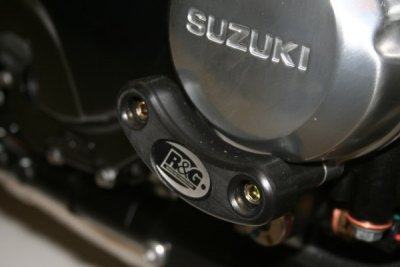 SLIDERY SILNIKA RG RACING SUZUKI GSX 1400, PRAWA STRONA BLACK 1