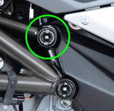 ZAŚLEPKA RAMY RG RACING MV AGUSTA F3 675/800, RIVALE 800, DRAGSTER 800, F4 1000R 10-, F4 1