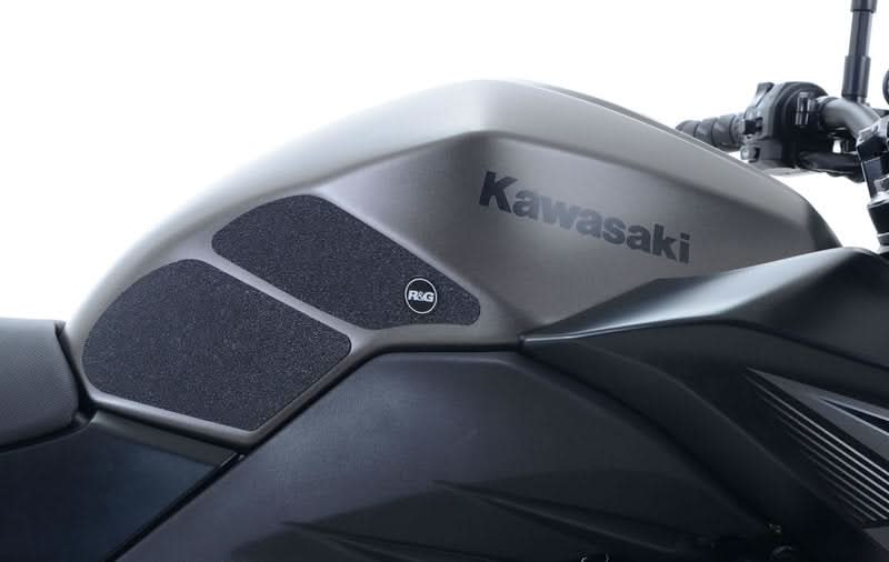 NAKLEJKA NA BAK TANKPAD ANTYPOŚLIZGOWY 4 CZĘŚCI RG RACING KAWASAKI NINJA 300 (13-14) BLACK 1