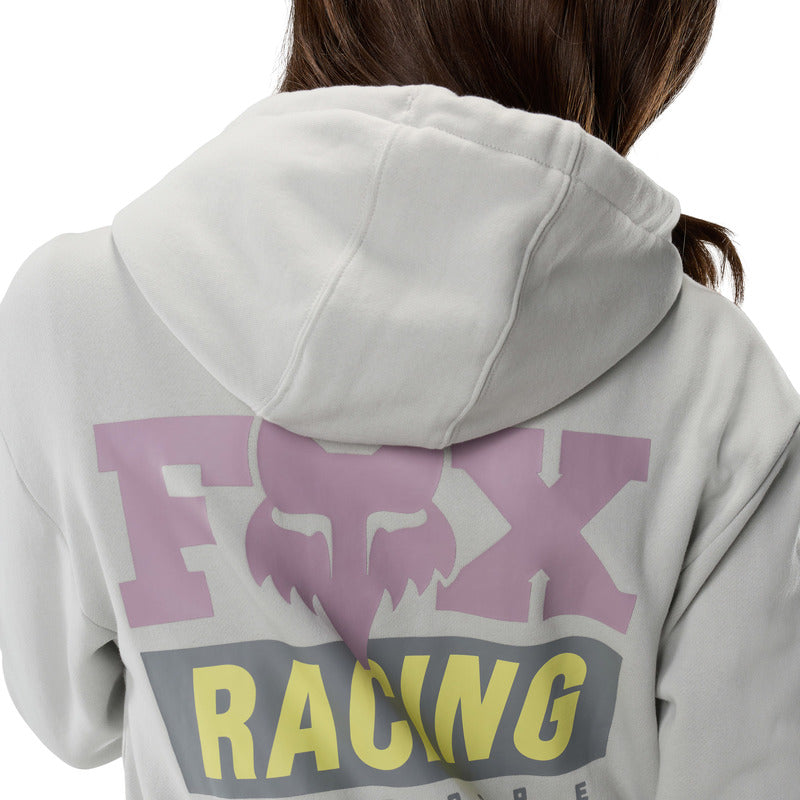 Bluza z kapturem Damska FOX Since 74 Fleece Po Light Grey 13 360171_ZAL918323.jpg