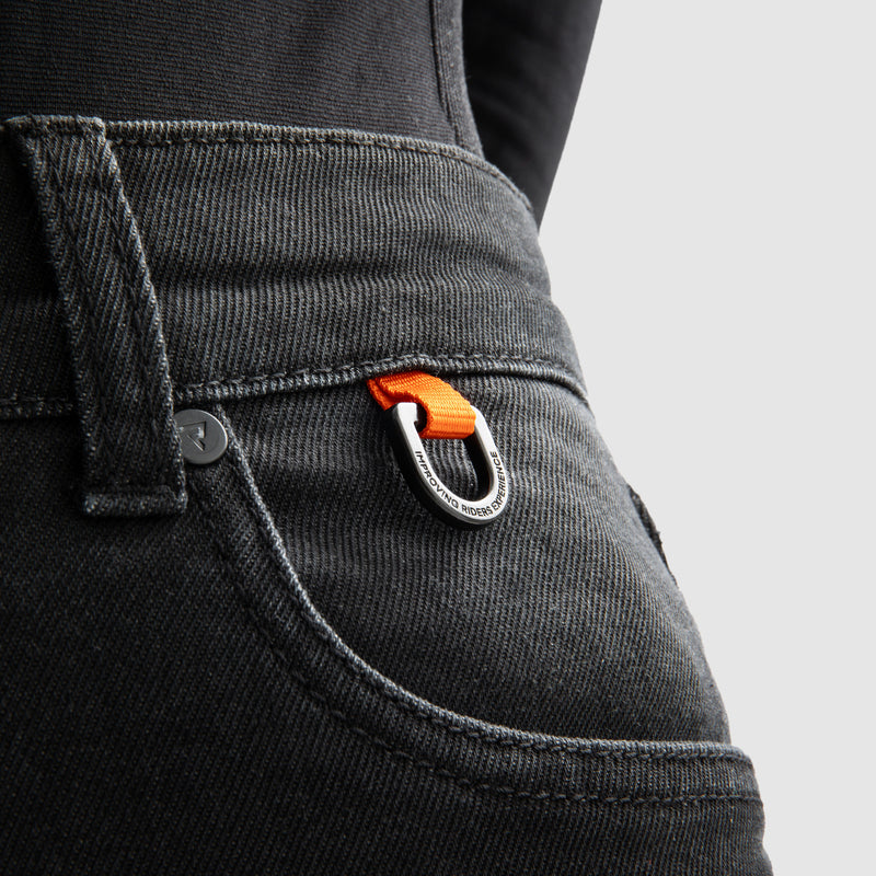 Jeansy motocyklowe damskie Rebelhorn Bronco Washed Black Monolayer 18 323137_ZAL764265.jpg