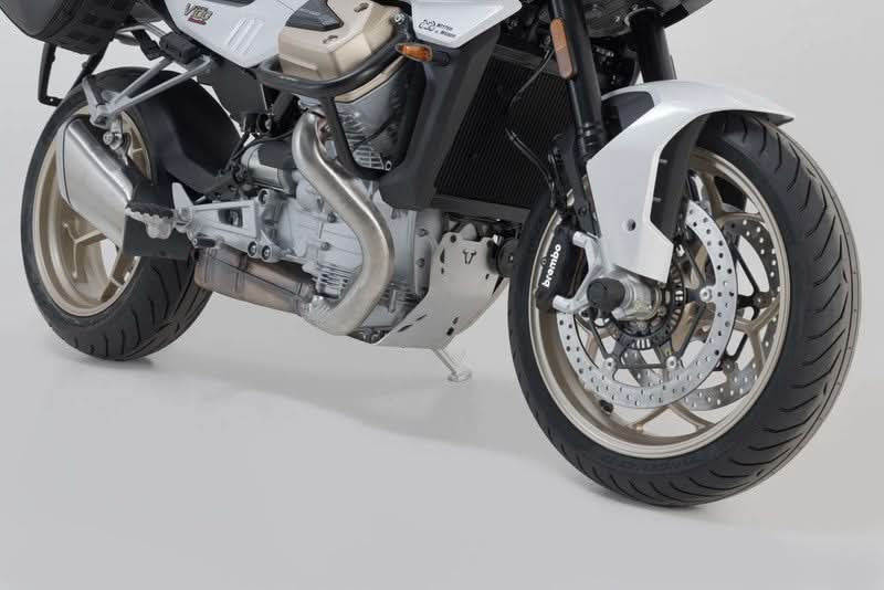 OSŁONA SILNIKA PŁYTA POD SILNIK SW-MOTECH MOTO GUZZI V100 MANDELLO/S (22-) SILVER 1