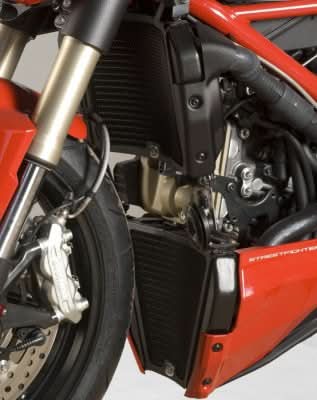 OSŁONA CHŁODNICY RG RACING (PAIR), DUCATI 848 STREETFIGHTER BLACK 1