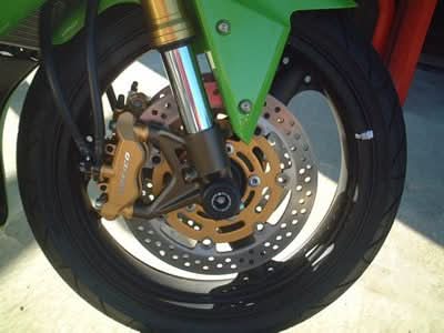 SLIDERY PRZEDNIEGO ZAWIESZENIA RG RACING ZX12-R, ZX9-R C1 ON BLACK 1