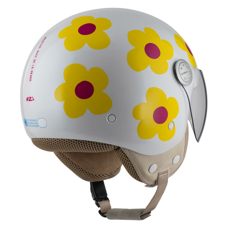 Kask Motocyklowy NZI Pasarela Margaritas Naranja Y Rosa 7 362847_ZAL857627.jpg