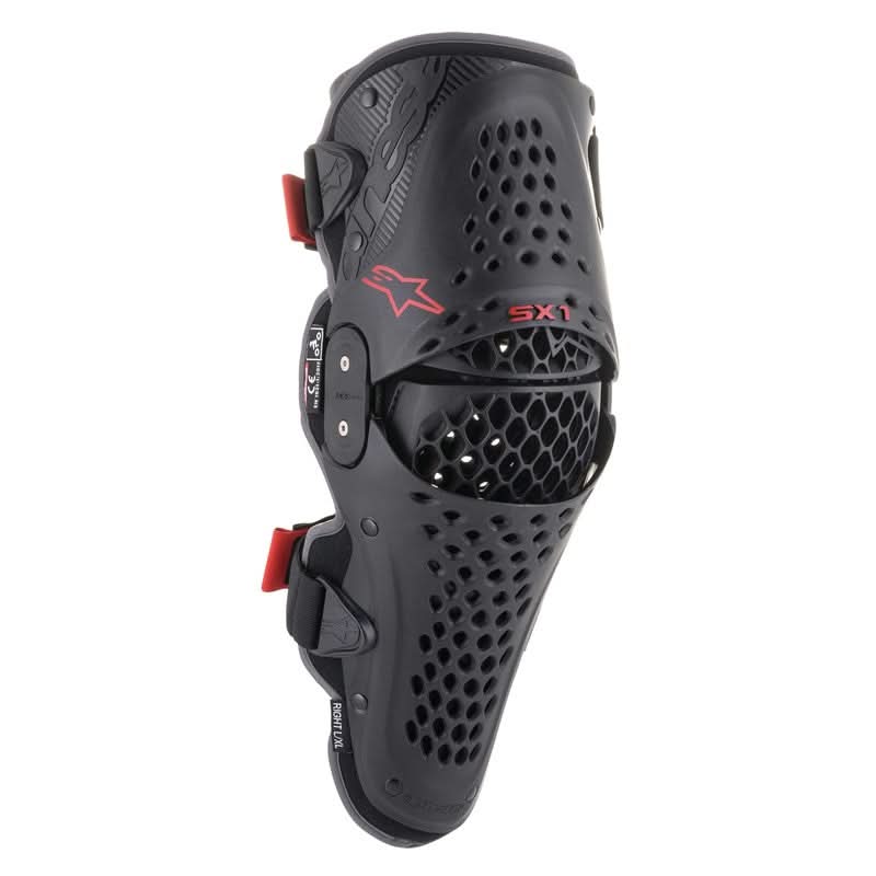 Ochraniacz Kolan Alpinestars Sx-1 V2 Black/Red 2 251756_ZAL486544.jpg