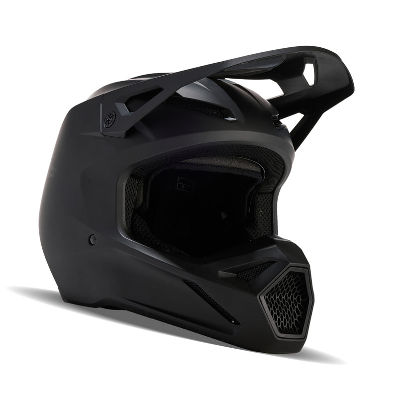 Kask Fox Junior V1 Matte Matt Blacke Black 3 285790_ZAL701464.jpg