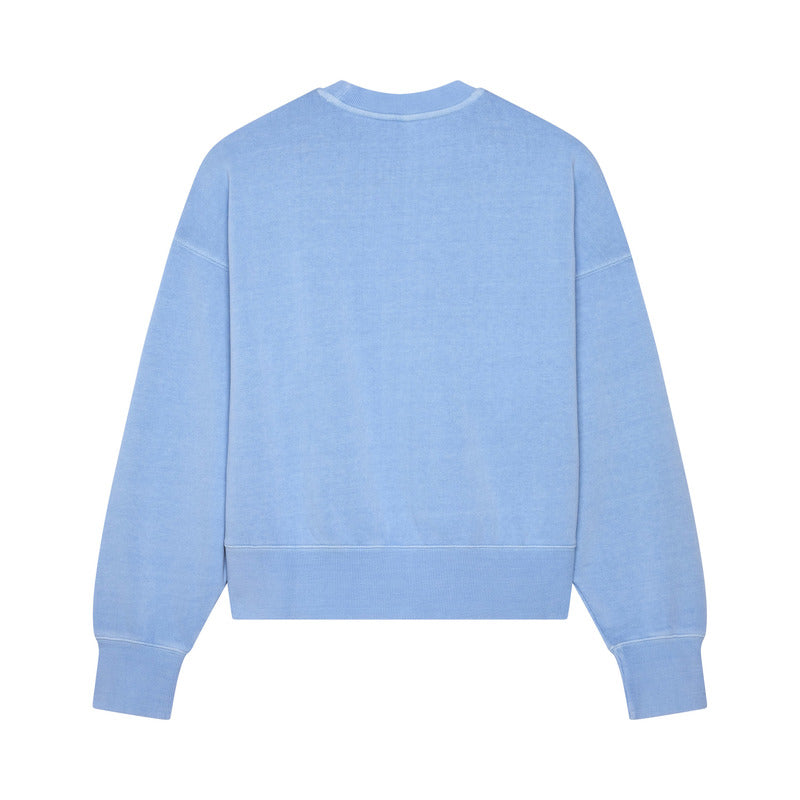 Bluza Damska FOX Wordmark Oversized Fleece Crew Cashmere Blue 3 327904_ZAL767413.jpg