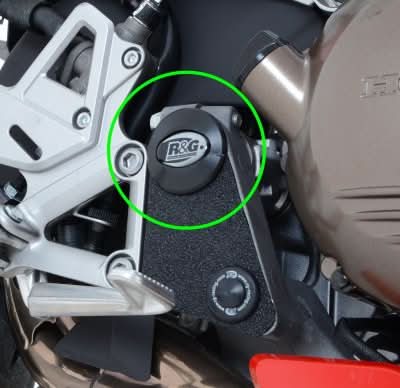 ZAŚLEPKA RAMY RG RACING PRAWA GÓRA HONDA VFR800 14-, CROSSRUNNER 15- 5