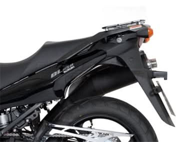 ZESTAW KUFRÓW BOCZNYCH TRAX ADV I STELAŻY SW-MOTECH SUZUKI DL 650 V-STROM (04-10) BLACK 45/37L 3