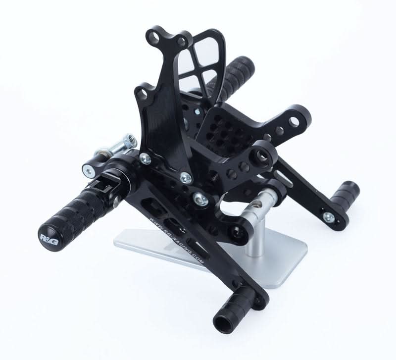 SKŁADANE PODNÓŻKI RG RACING REARSETS, PARA BLACK 3