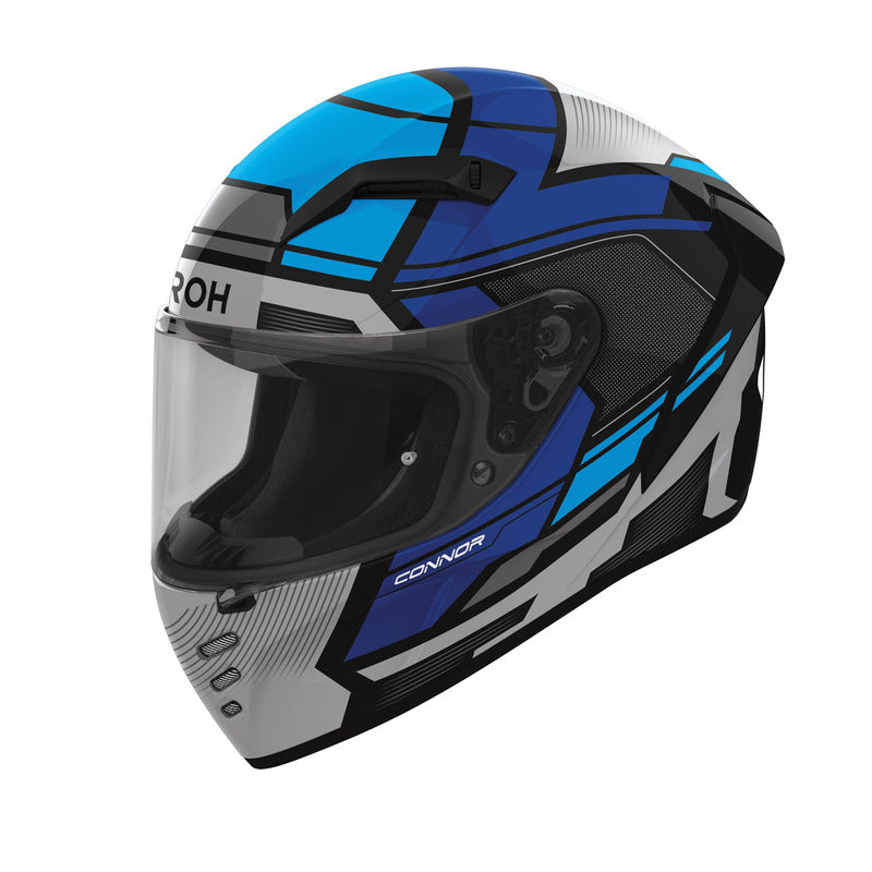 KASK MOTOCYKLOWY AIROH CONNOR EGO BLUE GLOSS M 2