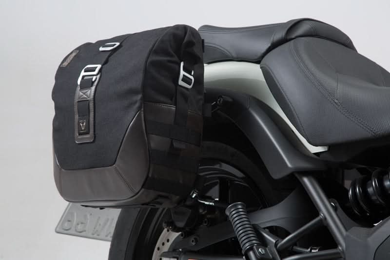 ZESTAW SAKW I STELAŻY LEGEND GEAR SW-MOTECH KAWASAKI VULCAN S (16-) BROWN 1