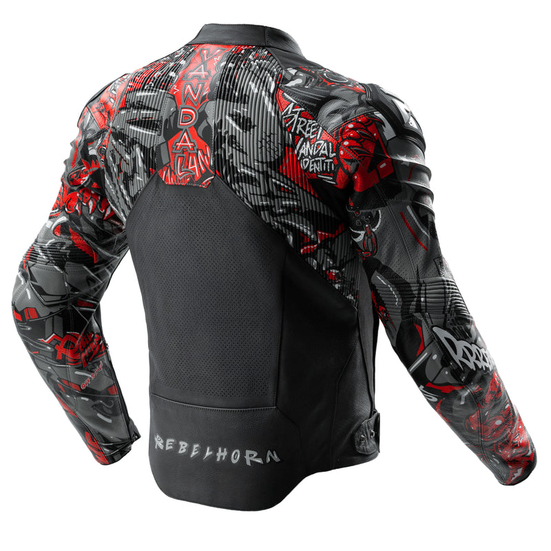 Kurtka motocyklowa skórzana Rebelhorn Vandal 2 Cruze Black Dark Grey Red 4 348599_ZAL891801.jpg