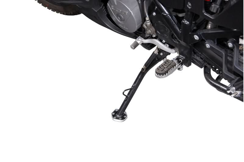 NAKŁADKA NÓŻKI BOCZNEJ SW-MOTECH KTM/ HUSQVARNA MODELS(06-) BLACK SILVER 1