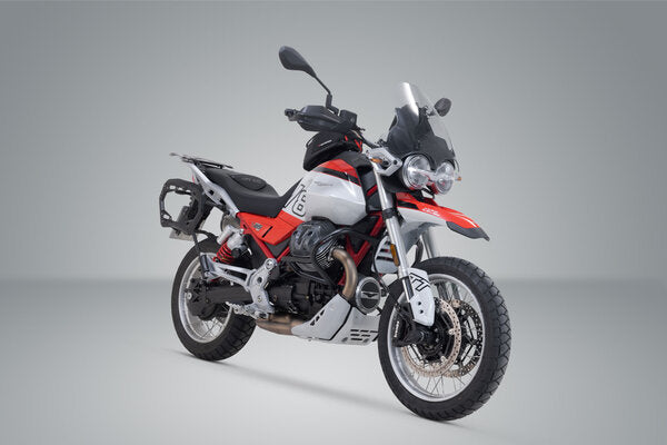 STELAŻ PRO NA KUFRY BOCZNE SW-MOTECH MOTO GUZZI V85 TT / STRADA (24-) BLACK 3