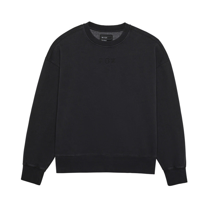 Bluza Fox Wordmark Oversized Fleece Crew Black 17 311571_ZAL721972.jpg