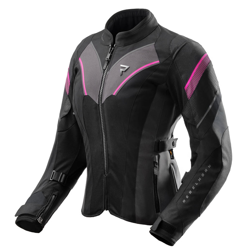 Kurtka motocyklowa tekstylna damska Rebelhorn Hiflow 5 Black Grey Fluo Pink 1 335968_ZAL810463.jpg